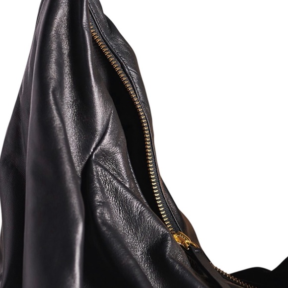 Anthropologie Slouchy Oversized Leather Tote - Picture 4 of 7